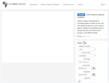 Tablet Screenshot of lracrisistracker.com